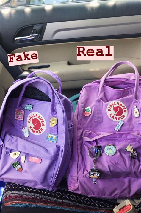 original vs. fake kanken .